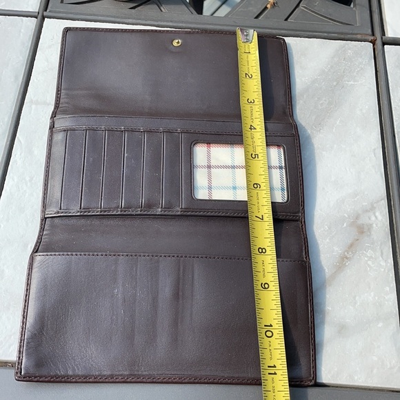 Coach trifold leather wallet - Picture 8 of 9